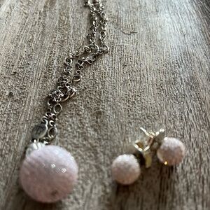Elegant Pink Hillberg & Berk Jewelry Set